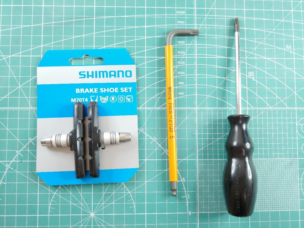 SHIMANO シマノ 自転車 ブレーキシュー M70T4ブレーキシューセット Y8BM9803A 大規模セール